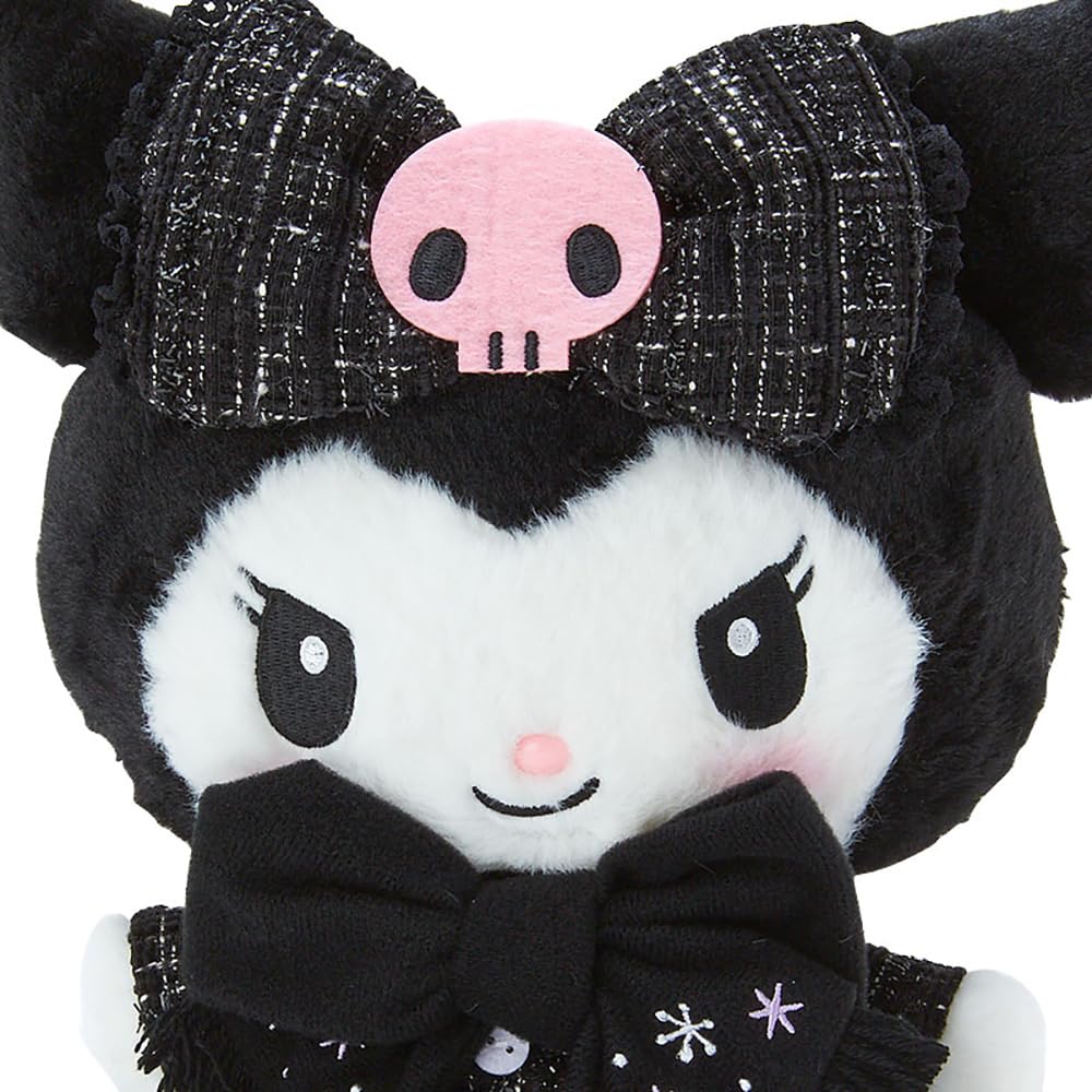 Sanrio Kuromi Plush Toy Winter Dress 474177- Japan Figure Store - #1 Bring To You The Best Japanese Goods