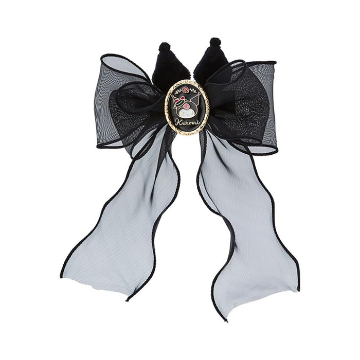 Sanrio Japan Kuromi Delusion Lady Ribbon Hair Clip 070645- Japan Figure Store - #1 Bring To You The Best Japanese Goods
