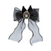 Sanrio Japan Kuromi Delusion Lady Ribbon Hair Clip 070645- Japan Figure Store - #1 Bring To You The Best Japanese Goods