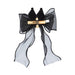 Sanrio Japan Kuromi Delusion Lady Ribbon Hair Clip 070645- Japan Figure Store - #1 Bring To You The Best Japanese Goods