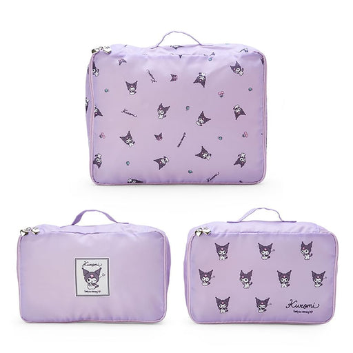 Sanrio Kuromi Travel Inner Case Set Of 3 - Japan 020559- Japan Figure Store - #1 Bring To You The Best Japanese Goods