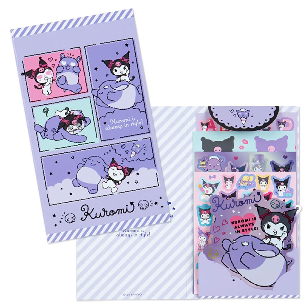 Sanrio Kuromi Volume Seal Set 078182 - Quality Brand Stickers- Japan Figure Store - #1 Bring To You The Best Japanese Goods