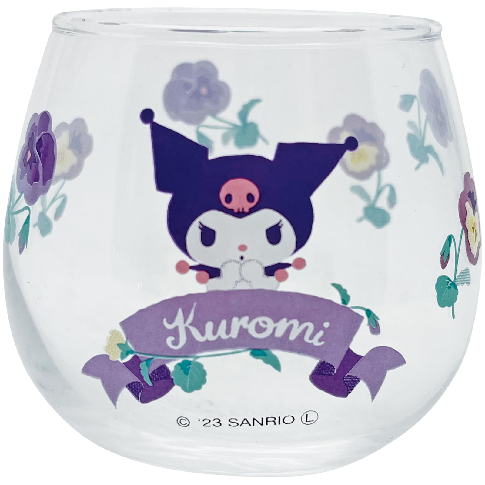 Sun Art Sanrio Kuromi Yurayura Tumbler Glass Approx. 290Ml Made In Japan- Japan Figure Store - #1 Bring To You The Best Japanese Goods