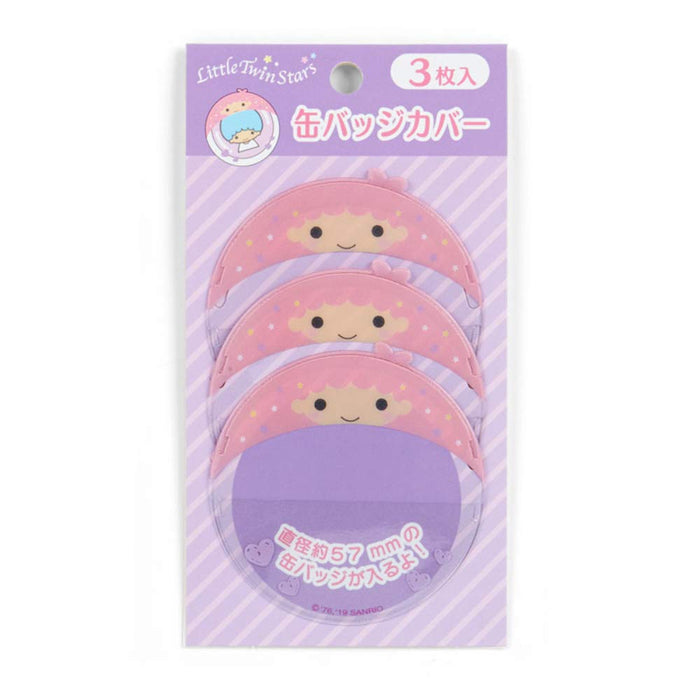 Sanrio Little Twin Stars Lala 3pc Can Badge Cover - Tokimeki Oshikoto Goods- Japan Figure Store - #1 Bring To You The Best Japanese Goods