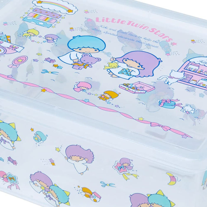 SANRIO Storage Case With Lid Little Twin Stars- Japan Figure Store - #1 Bring To You The Best Japanese Goods