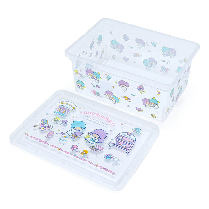SANRIO Storage Case With Lid Little Twin Stars- Japan Figure Store - #1 Bring To You The Best Japanese Goods