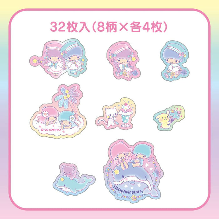 SANRIO - Summer Sticker Pack - Clear Little Twin Stars- Japan Figure Store - #1 Bring To You The Best Japanese Goods
