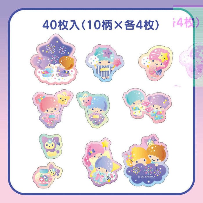 SANRIO Summer Sticker Pack Japanese Style Little Twin Stars- Japan Figure Store - #1 Bring To You The Best Japanese Goods