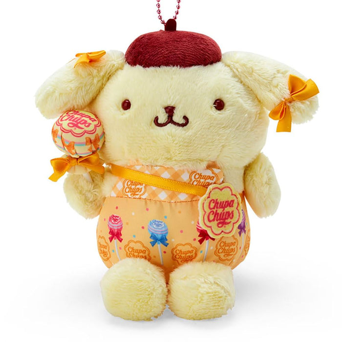 Sanrio's Pompompurin Mascot Holder 14.5x11.5x10 cm - Chupa Chups Collaboration Vol. 2- Japan Figure Store - #1 Bring To You The Best Japanese Goods
