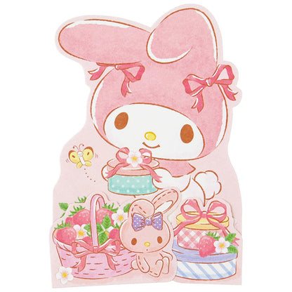 Sanrio My Melody Strawberry Greeting Card Mu131-3 Japan 732745 | International Shipping- Japan Figure Store - #1 Bring To You The Best Japanese Goods
