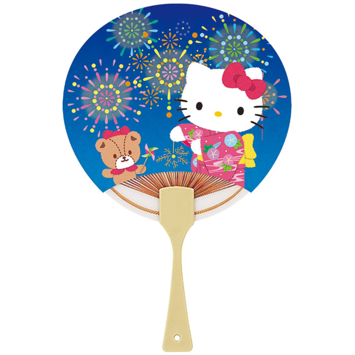 Hello Kitty Fan Summer Greeting Card 109401 From Sanrio Japan- Japan Figure Store - #1 Bring To You The Best Japanese Goods