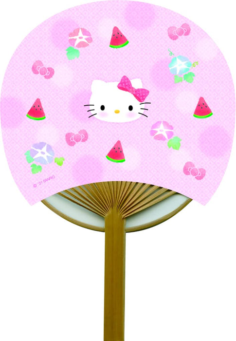 Sanrio Hello Kitty Kitty-Chan Bamboo Fan Greeting Card W/ Mini Card | Summer | Japan | Overseas Shipping Available- Japan Figure Store - #1 Bring To You The Best Japanese Goods