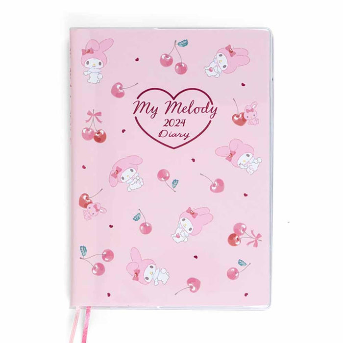 Sanrio My Melody B6 Horizontal Ruled Diary 2024 Japan 703851- Japan Figure Store - #1 Bring To You The Best Japanese Goods