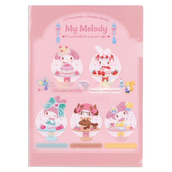 SANRIO - Clear Folder Set Sweet Lookbook My Melody- Japan Figure Store - #1 Bring To You The Best Japanese Goods