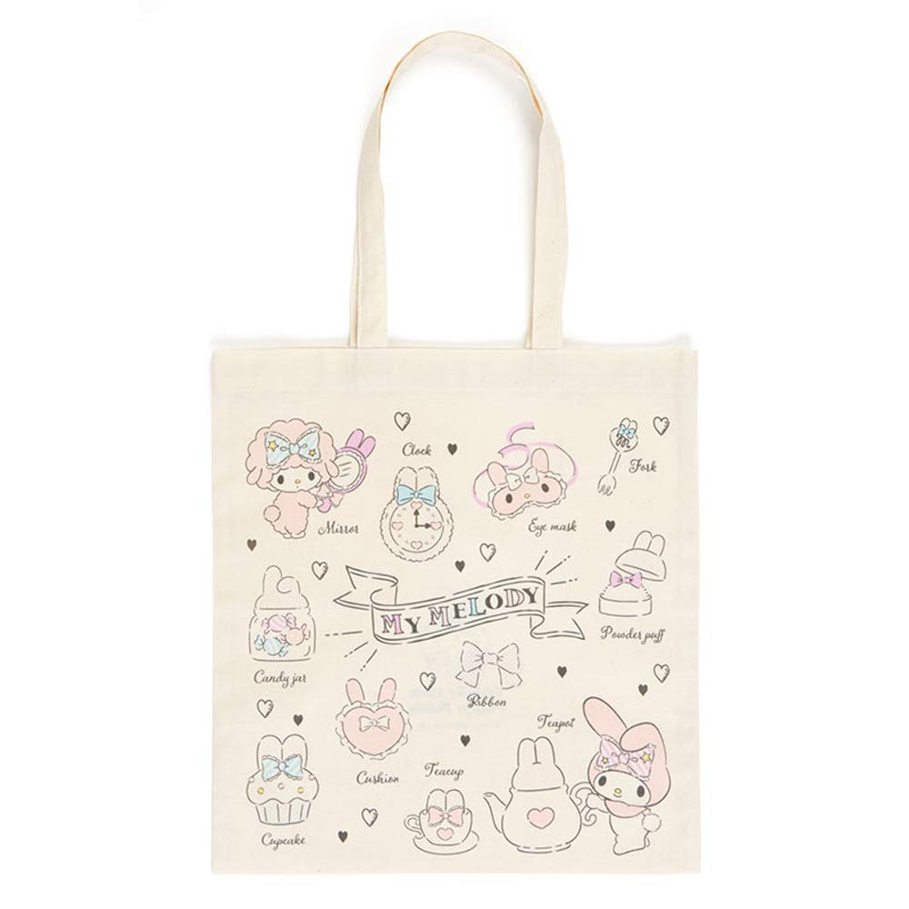 SANRIO My Melody Cotton Tote Bag- Japan Figure Store - #1 Bring To You The Best Japanese Goods