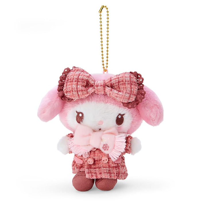 Sanrio My Melody Mascot Holder Winter Dress 474401- Japan Figure Store - #1 Bring To You The Best Japanese Goods