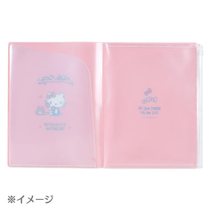 Sanrio My Melody 6 Pocket Clear File Japan 549622 | Zippered- Japan Figure Store - #1 Bring To You The Best Japanese Goods