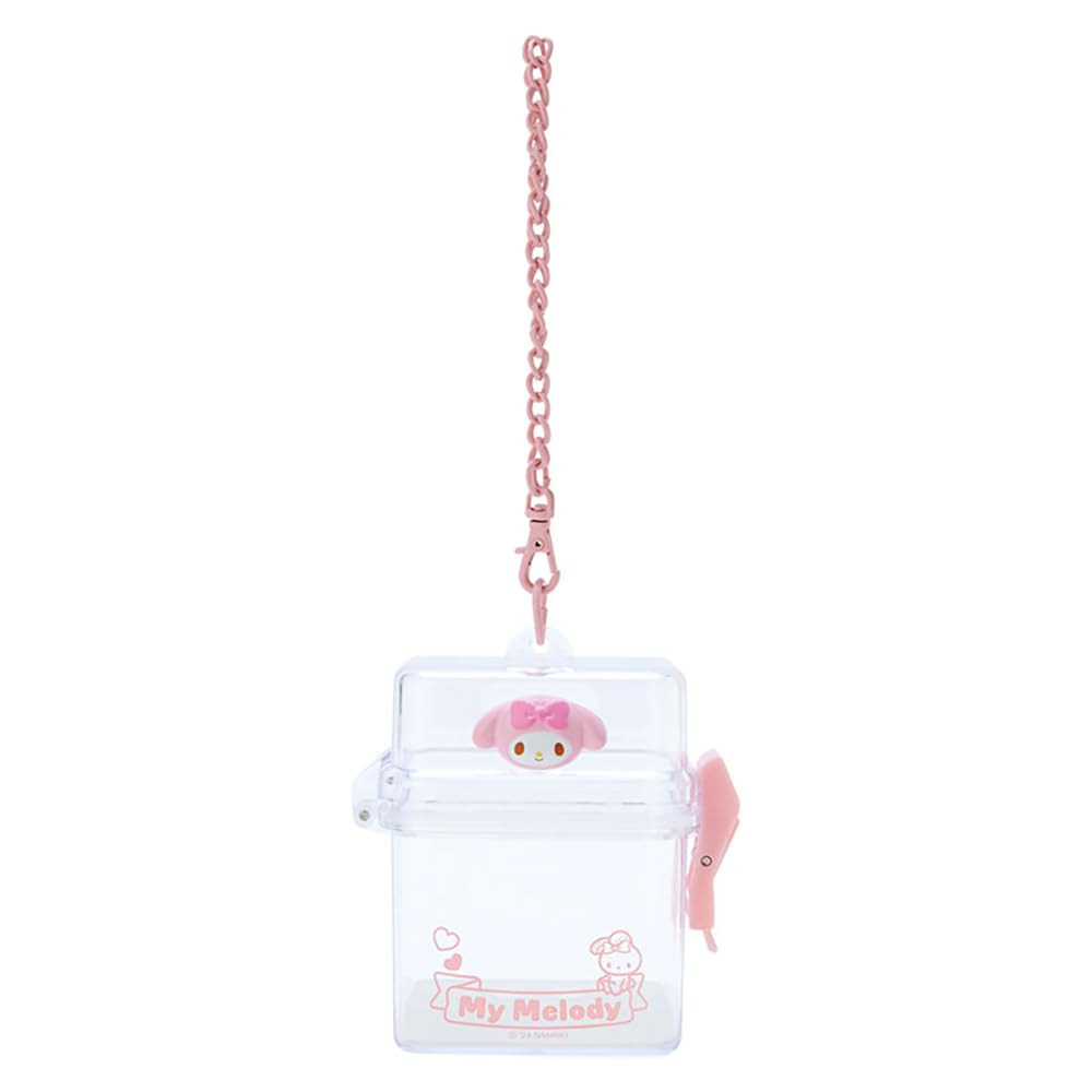 Sanrio My Melody Mini Clear Case 8x8x4cm 604461 - Pitatto Friends Customization Supplies- Japan Figure Store - #1 Bring To You The Best Japanese Goods
