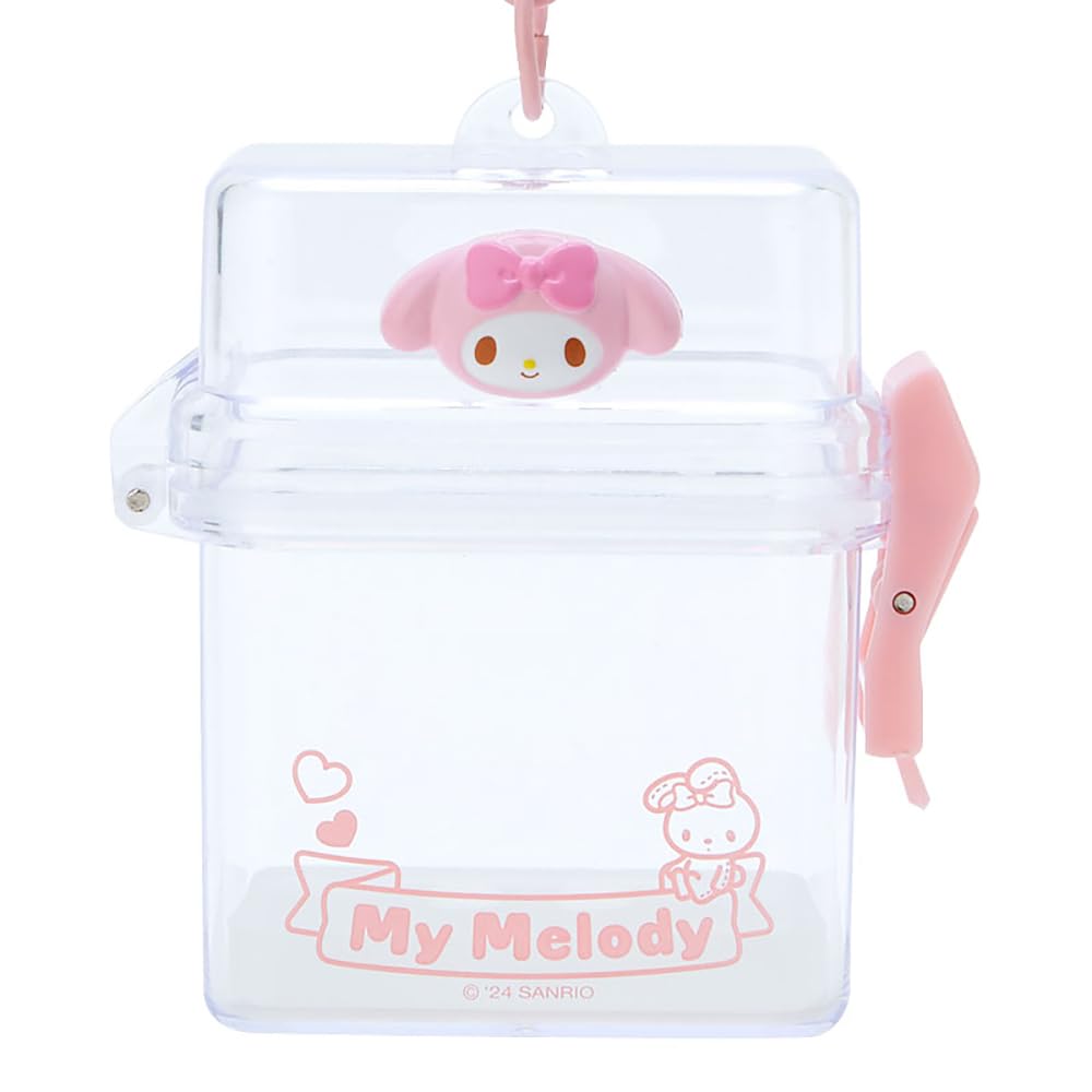Sanrio My Melody Mini Clear Case 8x8x4cm 604461 - Pitatto Friends Customization Supplies- Japan Figure Store - #1 Bring To You The Best Japanese Goods