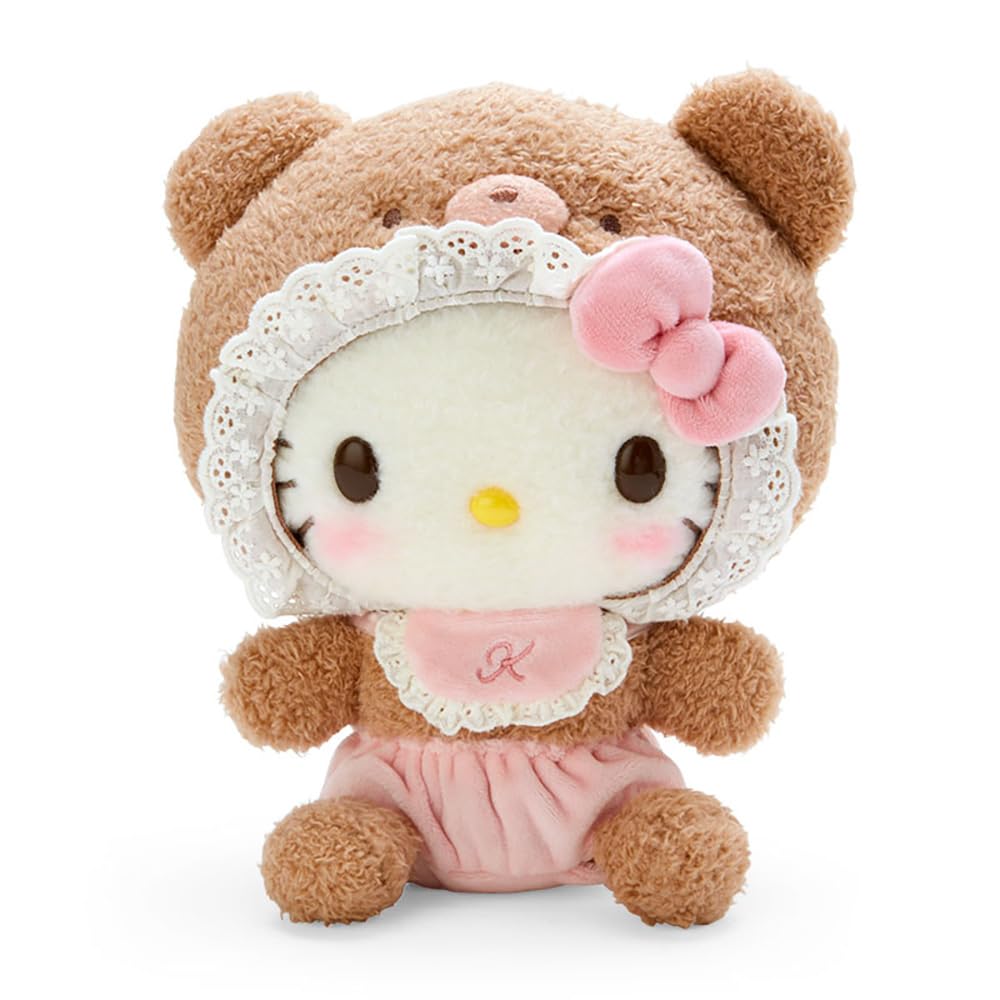 Sanrio Hello Kitty Plush Toy 16x11x20cm Latekuma Baby 618578- Japan Figure Store - #1 Bring To You The Best Japanese Goods