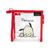 Sanrio 340553 Pochacco Clear Pouch With Drawstring Simple Design - Pochacco Clear Pouch- Japan Figure Store - #1 Bring To You The Best Japanese Goods