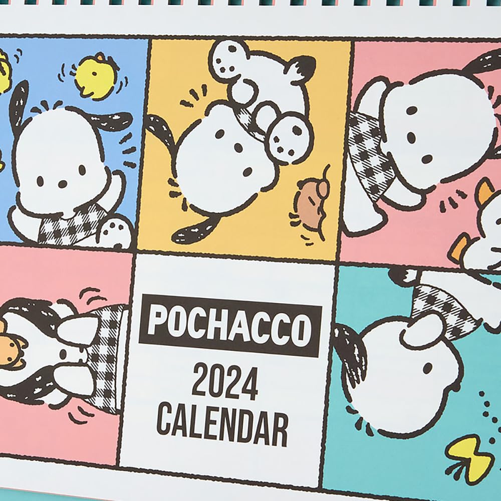 Sanrio Pochacco Ring Calendar 2024 Japan 699993- Japan Figure Store - #1 Bring To You The Best Japanese Goods