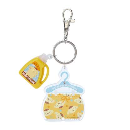 SANRIO Charm Key Chain Pom Pom Purin SANRIO Laundry Day- Japan Figure Store - #1 Bring To You The Best Japanese Goods