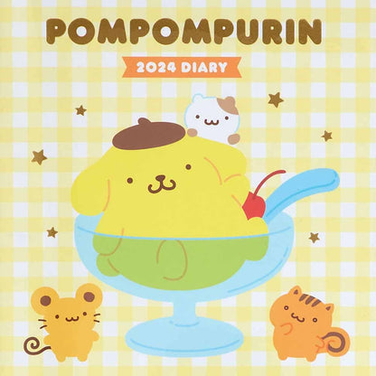 Sanrio Pompompurin B6 Diary Block Type 2024 Japan 704059- Japan Figure Store - #1 Bring To You The Best Japanese Goods