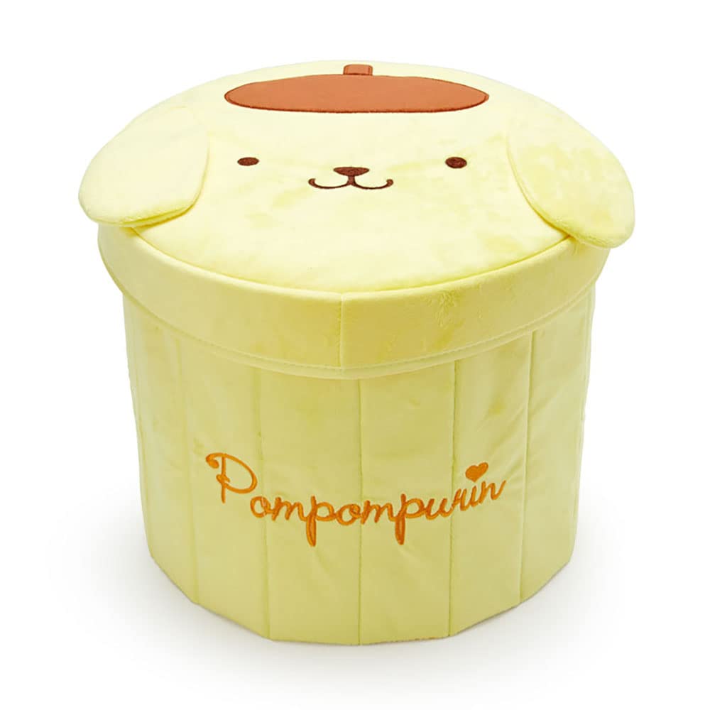 SANRIO Cylindrical Foldable Storage Box Pom Pom Purin- Japan Figure Store - #1 Bring To You The Best Japanese Goods