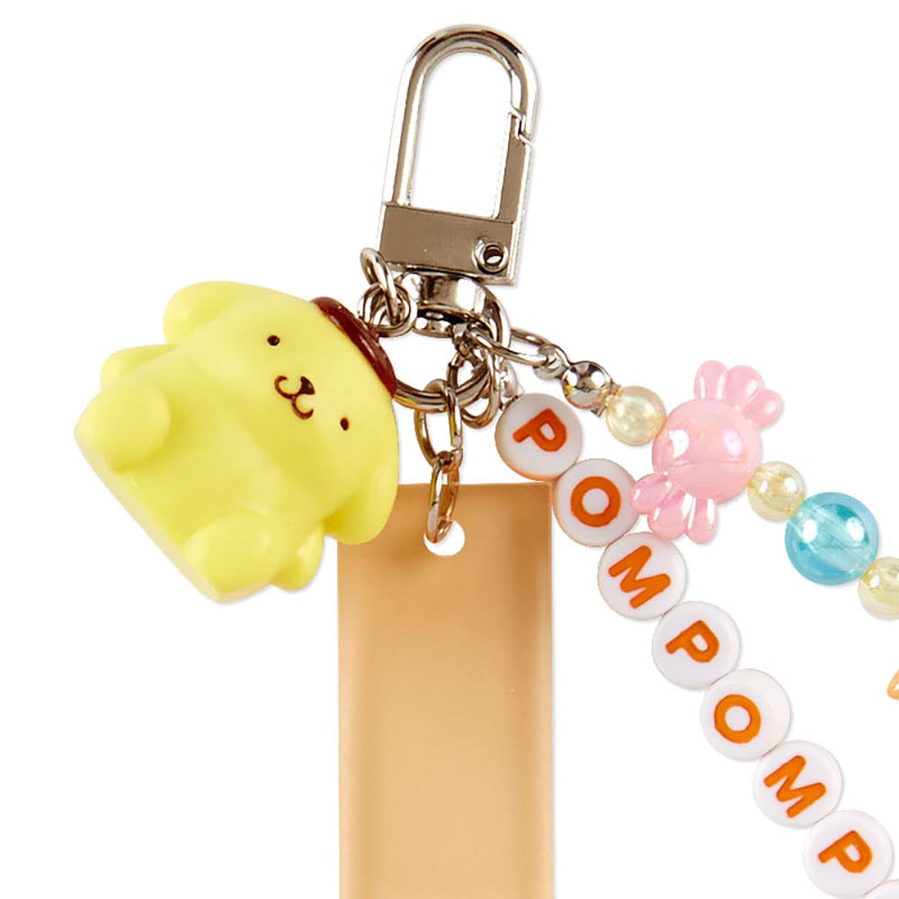 SANRIO Key Chain With Alphabet Stickers Pom Pom Purin- Japan Figure Store - #1 Bring To You The Best Japanese Goods