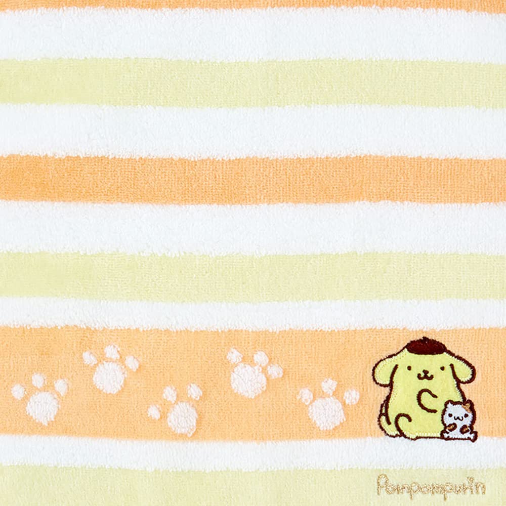 Sanrio 299961 Pompompurin Petit Towel - Antibacterial And Deodorizing - Pom Pom Pudding Cotton Towel- Japan Figure Store - #1 Bring To You The Best Japanese Goods