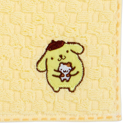 Sanrio Pompompurin Petit Towel (Stitch) 306045- Japan Figure Store - #1 Bring To You The Best Japanese Goods