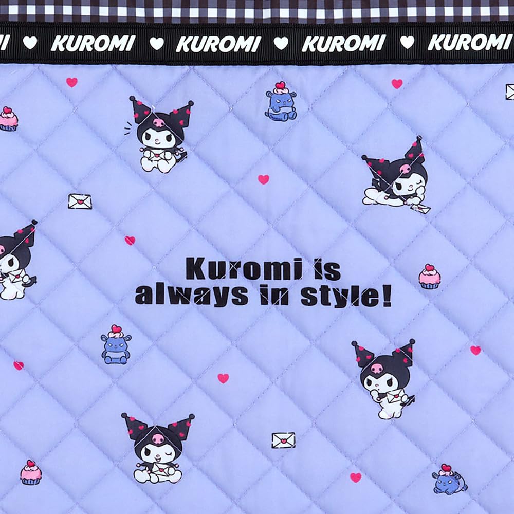 Sanrio Kuromi Quilted Bag 30x42x4cm 207861- Japan Figure Store - #1 Bring To You The Best Japanese Goods