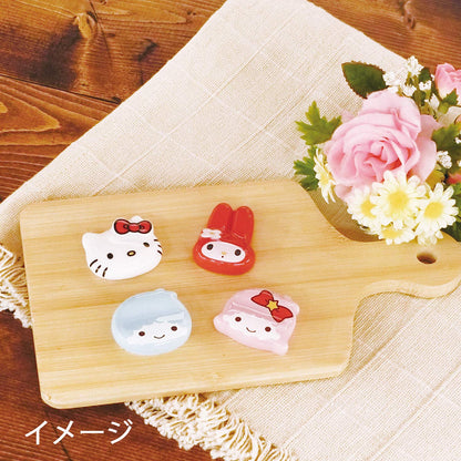My Melody Face Chopstick Rest 4x3cm Sanrio Kaneshotouki Made in Japan 501512- Japan Figure Store - #1 Bring To You The Best Japanese Goods