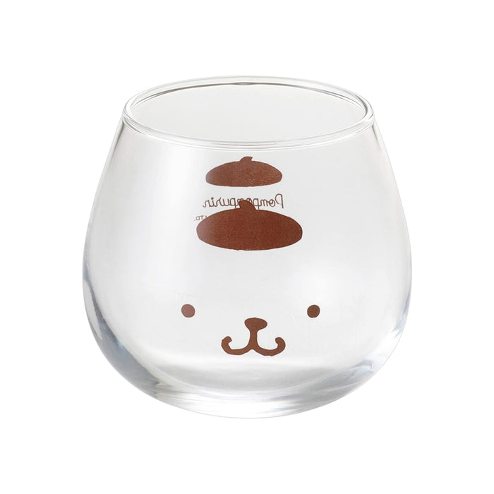 Kanesho Sanrio Pom Pom Purin Yurayura Tumbler Face Glass Cup 320ml Japanese Cute Mugs- Japan Figure Store - #1 Bring To You The Best Japanese Goods