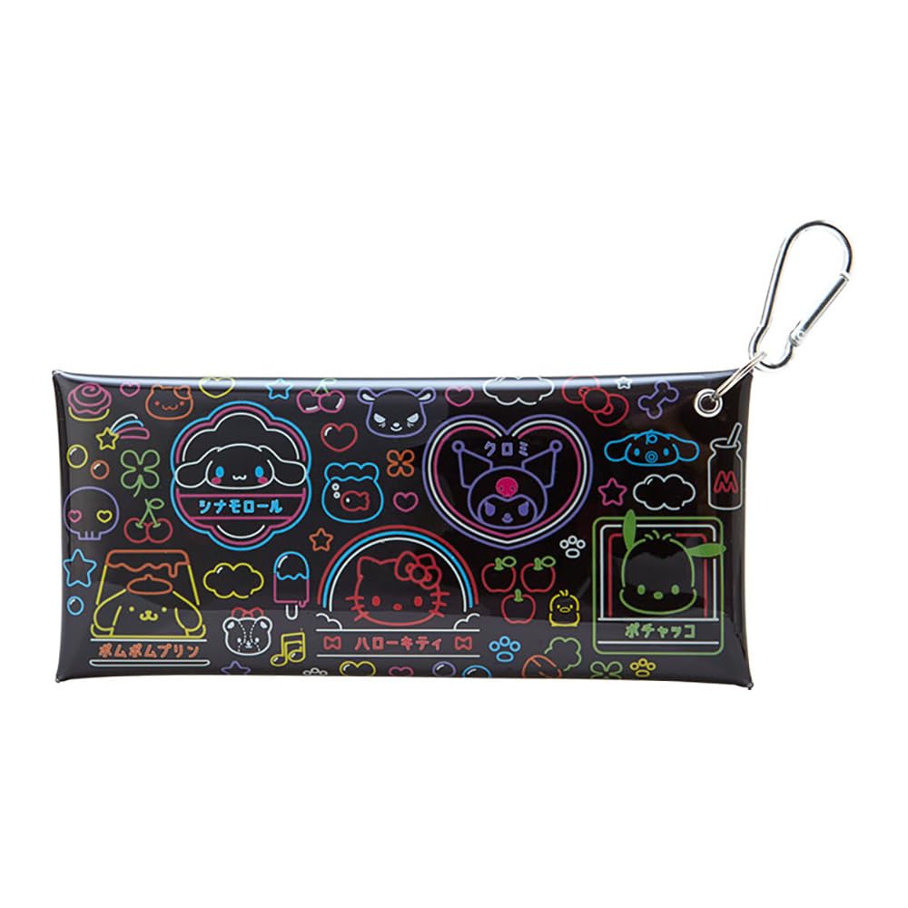 Sanrio Clear Pouch Vivid Neon 563145- Japan Figure Store - #1 Bring To You The Best Japanese Goods