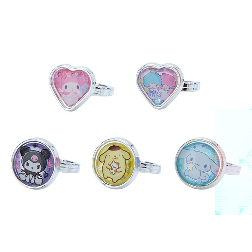 Sanrio Characters Fashionable And Cute Ring Set Japanese Kids Accessories- Japan Figure Store - #1 Bring To You The Best Japanese Goods