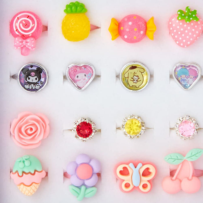 Sanrio Characters Fashionable And Cute Ring Set Japanese Kids Accessories- Japan Figure Store - #1 Bring To You The Best Japanese Goods