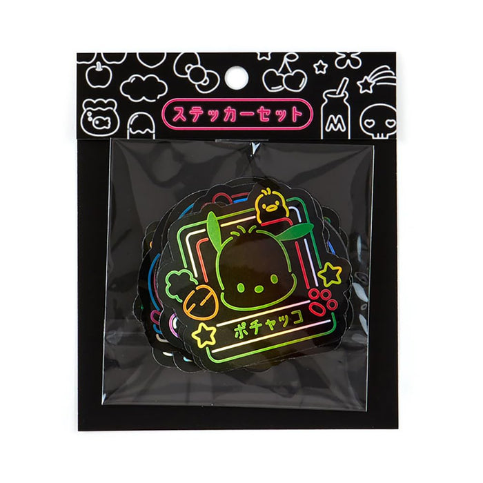 Sanrio Characters Sticker Set Vivid Neon 563331- Japan Figure Store - #1 Bring To You The Best Japanese Goods