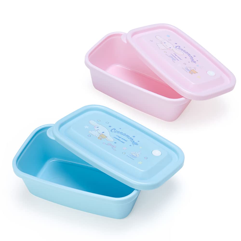 SANRIO Food Storage Container Cinnamoroll 2 Pcs- Japan Figure Store - #1 Bring To You The Best Japanese Goods