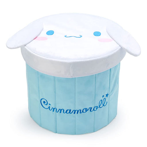 SANRIO Cylindrical Foldable Storage Box Cinnamoroll- Japan Figure Store - #1 Bring To You The Best Japanese Goods