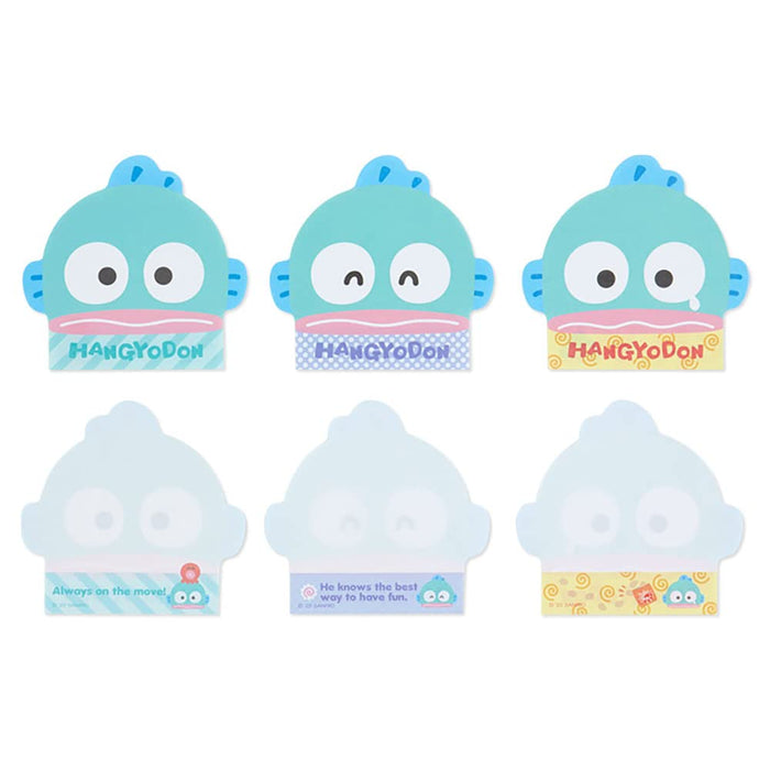 SANRIO Character Face Shaped Memo Hangyodon- Japan Figure Store - #1 Bring To You The Best Japanese Goods