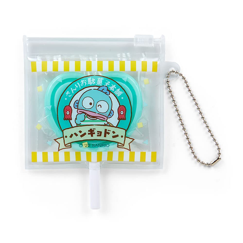 Sanrio Hankyodon Keychain Holder With Mirror For Quick Makeup Japanese Cute Key Holder- Japan Figure Store - #1 Bring To You The Best Japanese Goods