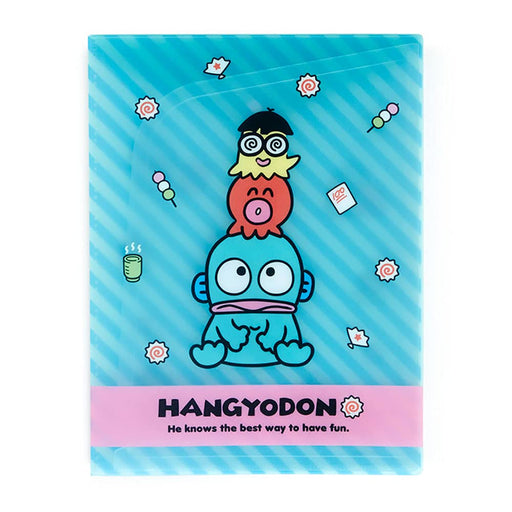 SANRIO - Clear File With Pocket Hankyodon- Japan Figure Store - #1 Bring To You The Best Japanese Goods