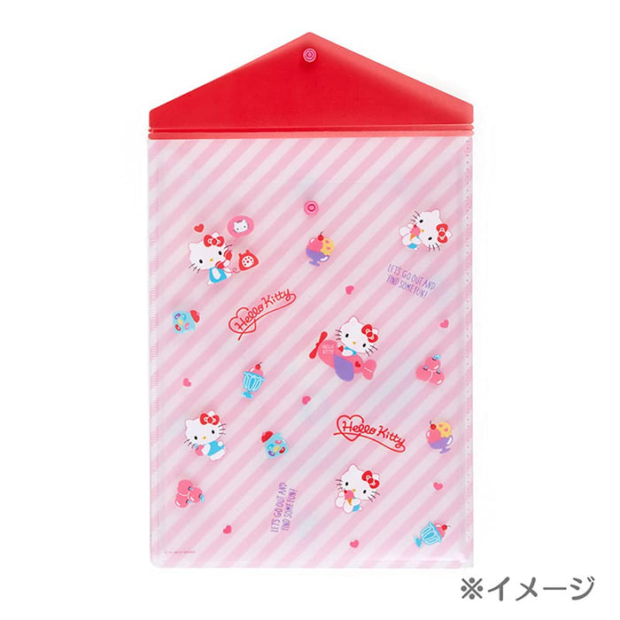 SANRIO - Clear File With Pocket Hankyodon- Japan Figure Store - #1 Bring To You The Best Japanese Goods