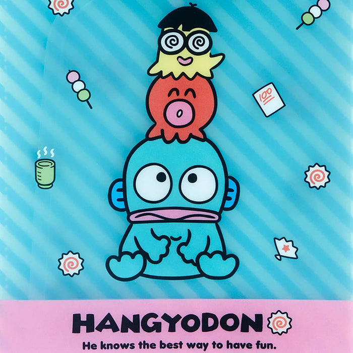 SANRIO - Clear File With Pocket Hankyodon- Japan Figure Store - #1 Bring To You The Best Japanese Goods