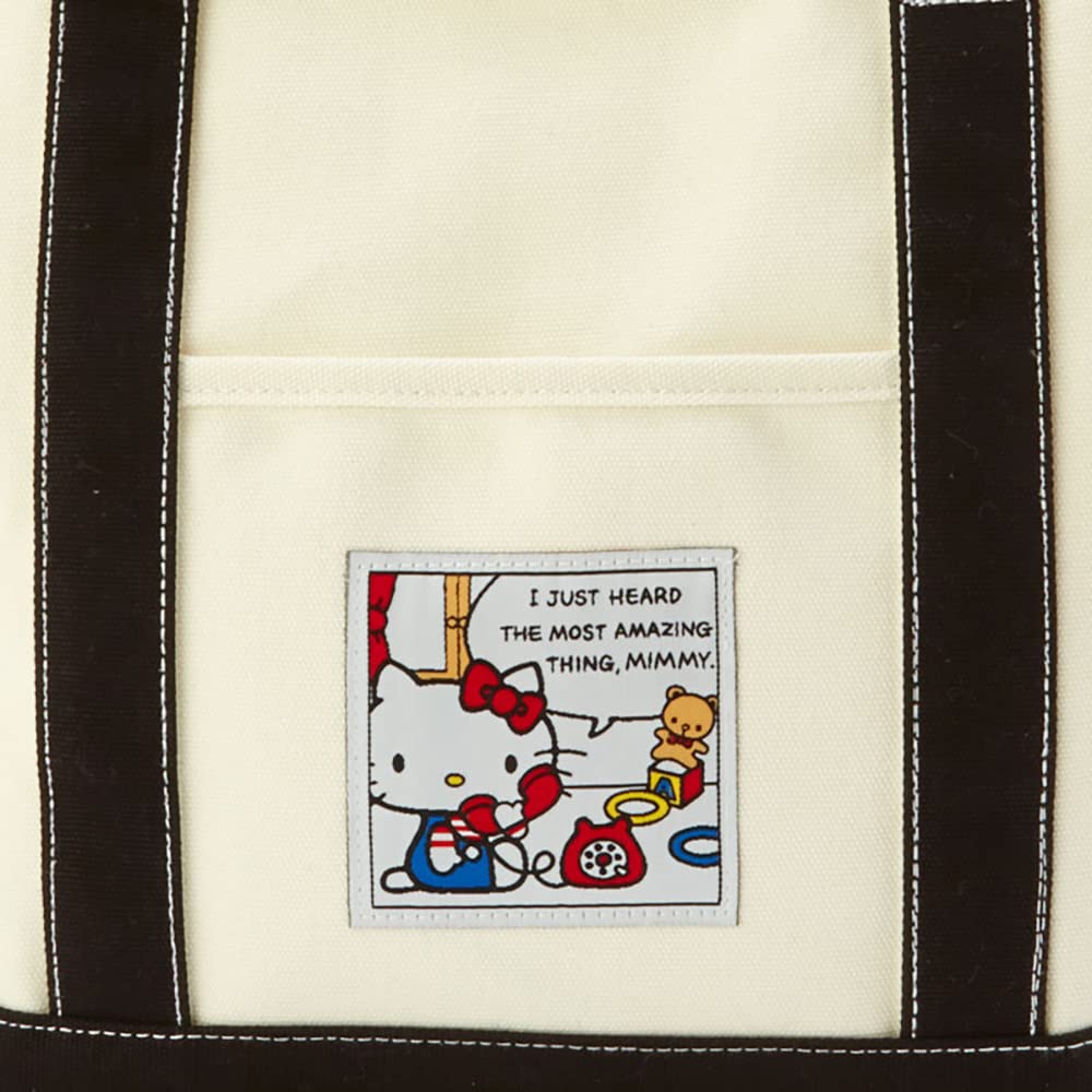 SANRIO Canvas Tote Bag Hello Kitty Size: M- Japan Figure Store - #1 Bring To You The Best Japanese Goods
