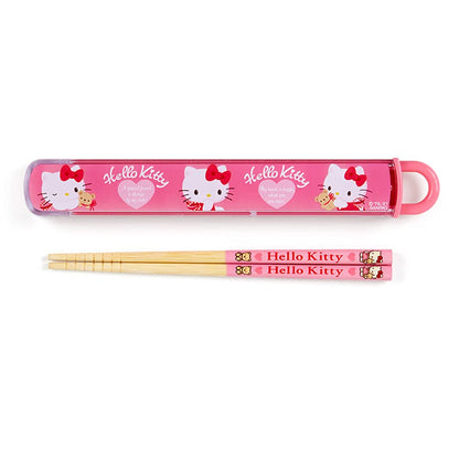 SANRIO Chopsticks With Case Hello Kitty Bear- Japan Figure Store - #1 Bring To You The Best Japanese Goods