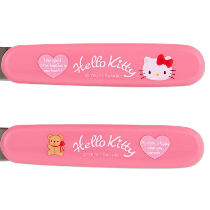 SANRIO Lunch Combi Spook & Fork Set Hello Kitty Bear- Japan Figure Store - #1 Bring To You The Best Japanese Goods