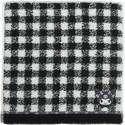 SANRIO Petit Towel Kuromi Gingham- Japan Figure Store - #1 Bring To You The Best Japanese Goods